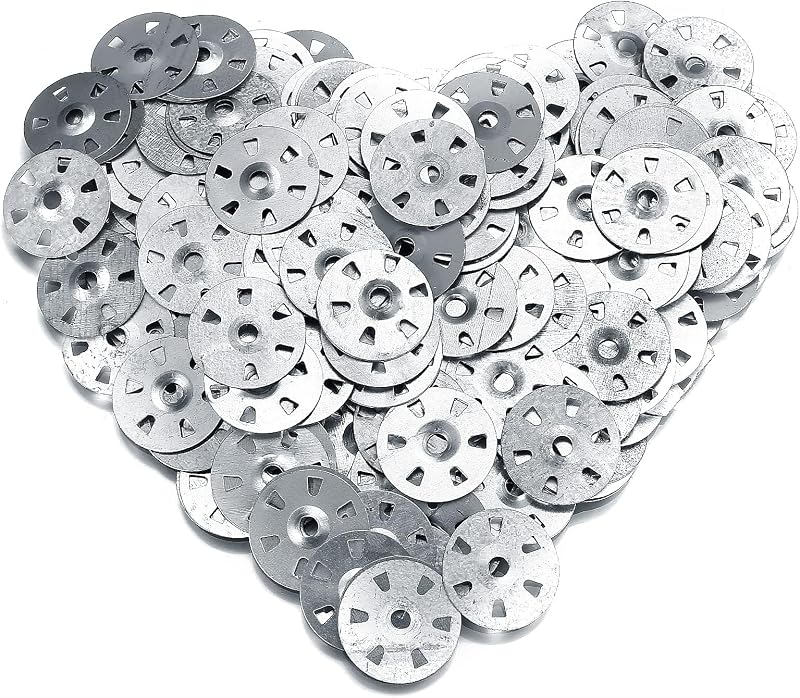 LJAPPLIED 600Pcs Easy Fix Washers 35 mm Galvanised Steel Fixing Washers