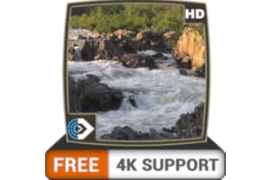cascade de montagne HD gratuite - profitez de la beauté des paysages sur votre téléviseur HDR 4K, votre téléviseur 8K et vos 