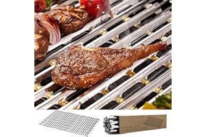 ZZFENGKR 15 Pack BBQ Disposable Aluminum Liners, 12" x 17.7" Disposable Grill Grates Vegetable and Meat Grill for Outdoor BBQ Grill, Grilling Accessories