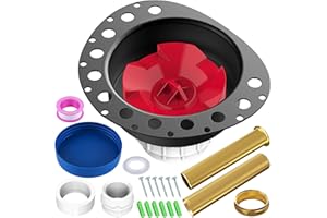 MULVINNIE Freestanding Tub Drain Rough-in Kit, Free Standing Tub Drain Kits with PVC Adapter and Brass Tail Pipes, Compatible with Freestanding Bathtubs, Copper Bathtub and Floor Mounted Bathtub