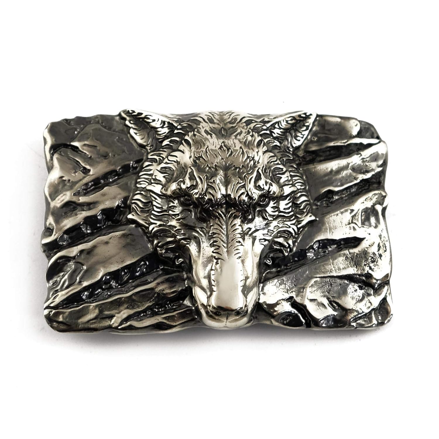 wolf buckle