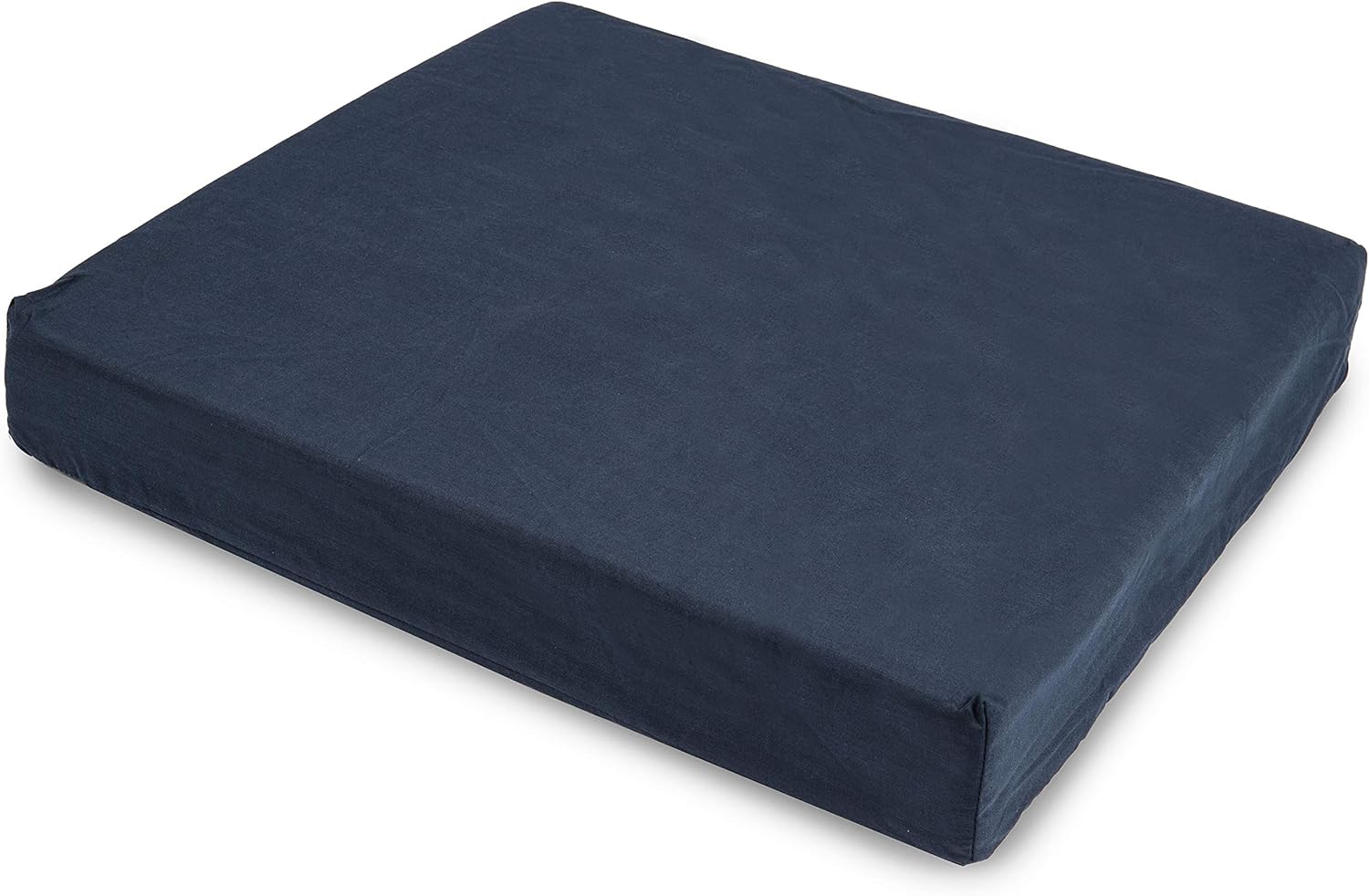 DMI Seat Cushion for Wheelchairs, Mobility Scooters, Office and Kitchen Chairs or Car Seats to Add Support and Comfort while Reducing Pressure and Stress on Back, 3 Inch thick, 16 x 18, Navy Blue: Health & Personal Care