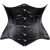 Daisy corsets womens Daisy Corsets Womens Black Satin Gothic Underbust Corset Waist Cincher Top & Plus Size