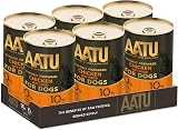 AATU 90/10 Wet Dog Food Chicken 6x400g Grain Free, No Artificial view 1