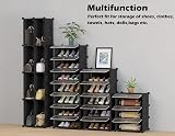 HOMIDEC 10-Tier Shoe Rack with Doors Narrow Dustproof Storage Cabinet view 6