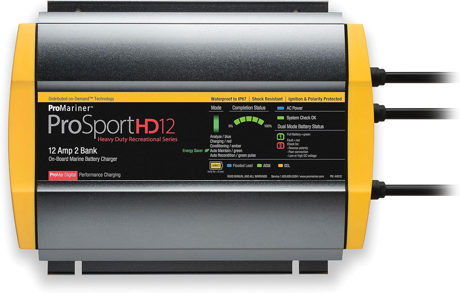 ProMariner 44021 ProSportHD Series Battery Charger - 20 Amp (Plus): Automotive