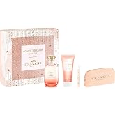 Coach Dreams Sunset 4 Piece Eau de Parfum Gift Set (Eau de Parfum Spray, Perfumed Body Lotion, Purse Spray, Pouch)