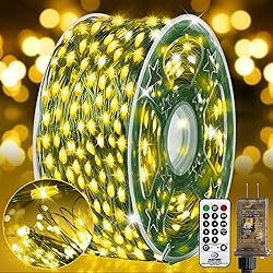 KNONEW 203FT Outdoor Christmas Fairy Lights Plug