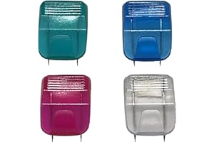 Tetra-Teknica (12 Pack) CWC1053 Cubicle Fabric Partition Panel Hooks, Assorted Color