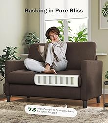Welzona Loveseat Sofa, 51" Small Sofa Couch for