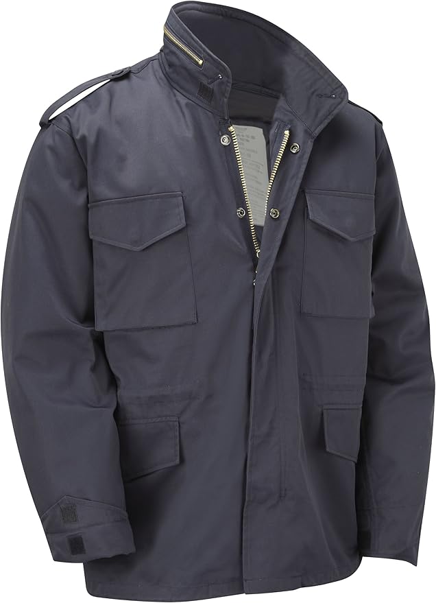 M65 Military Field Jacket with Removable Quilted Inner Liner Navy Amazon.co.uk Clothing