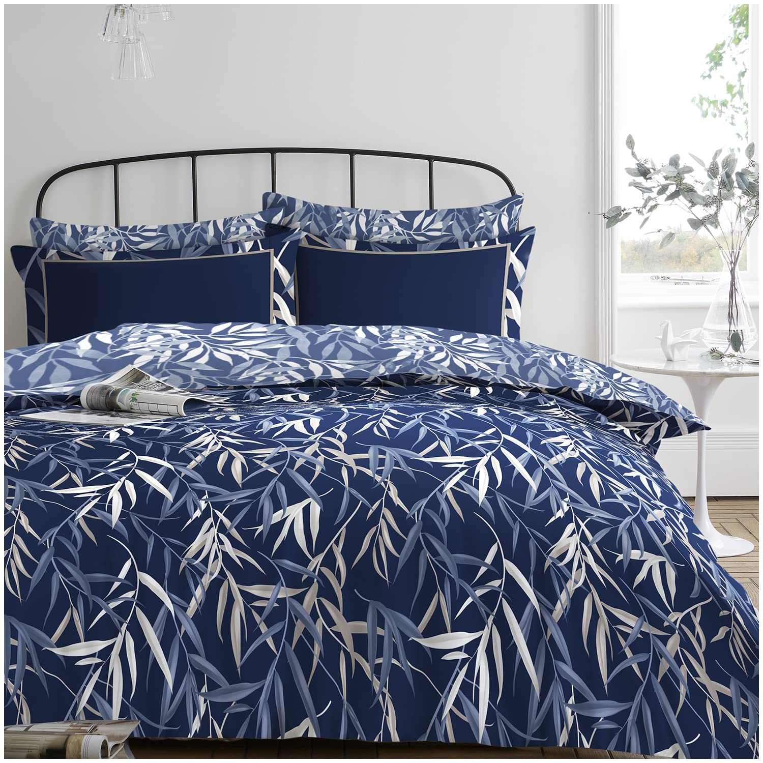 GC GAVENO CAVAILIA King Size Duvet Cover Sets With Fitted Sheet - Polycotton Complete Bedding Set With Pillow Cases — image 1
