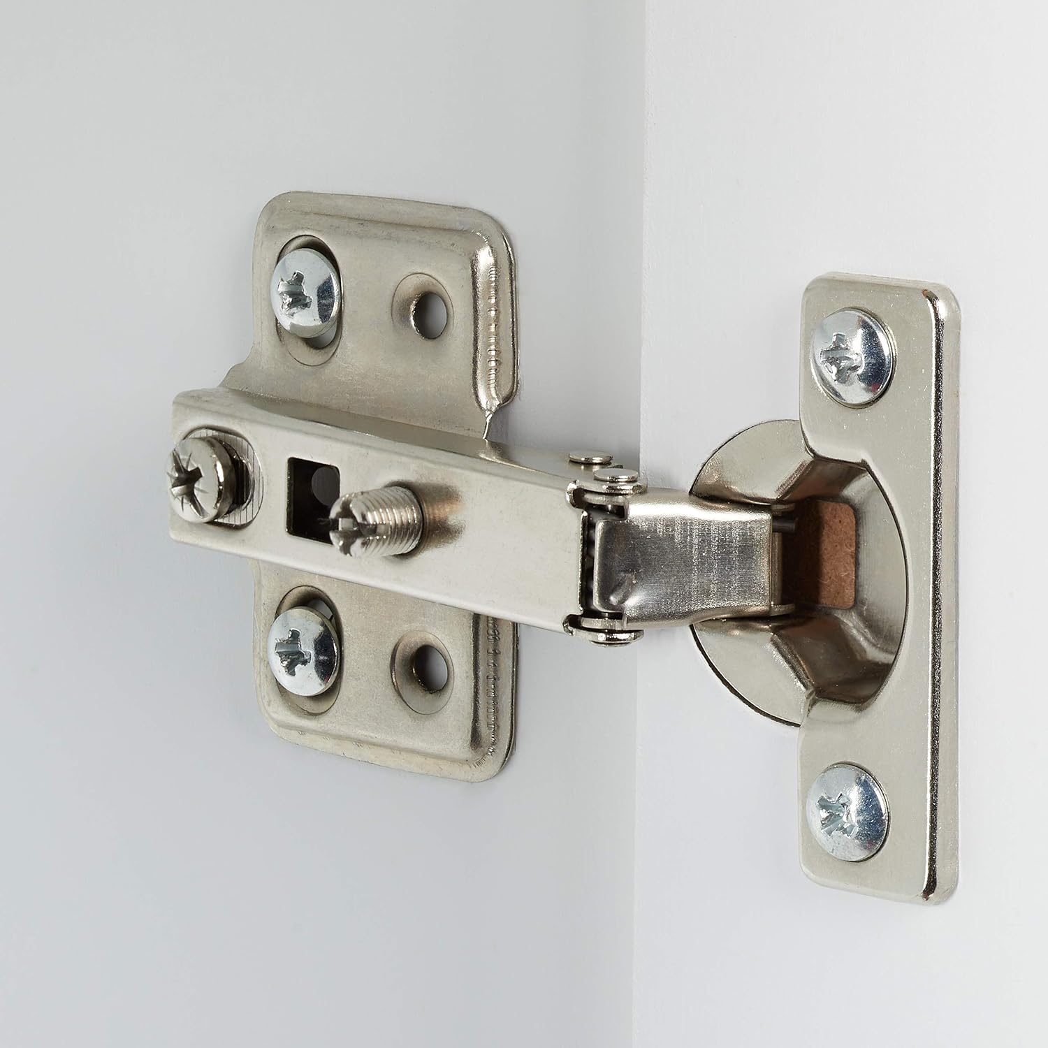 Relaxdays Bathroom Wall Cabinet Bamboo Handle 2 Compartments Hwd