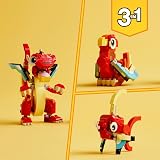 LEGO Creator 3in1 Red Dragon Toy Fish Phoenix Bird 31145 6+ Kids view 5