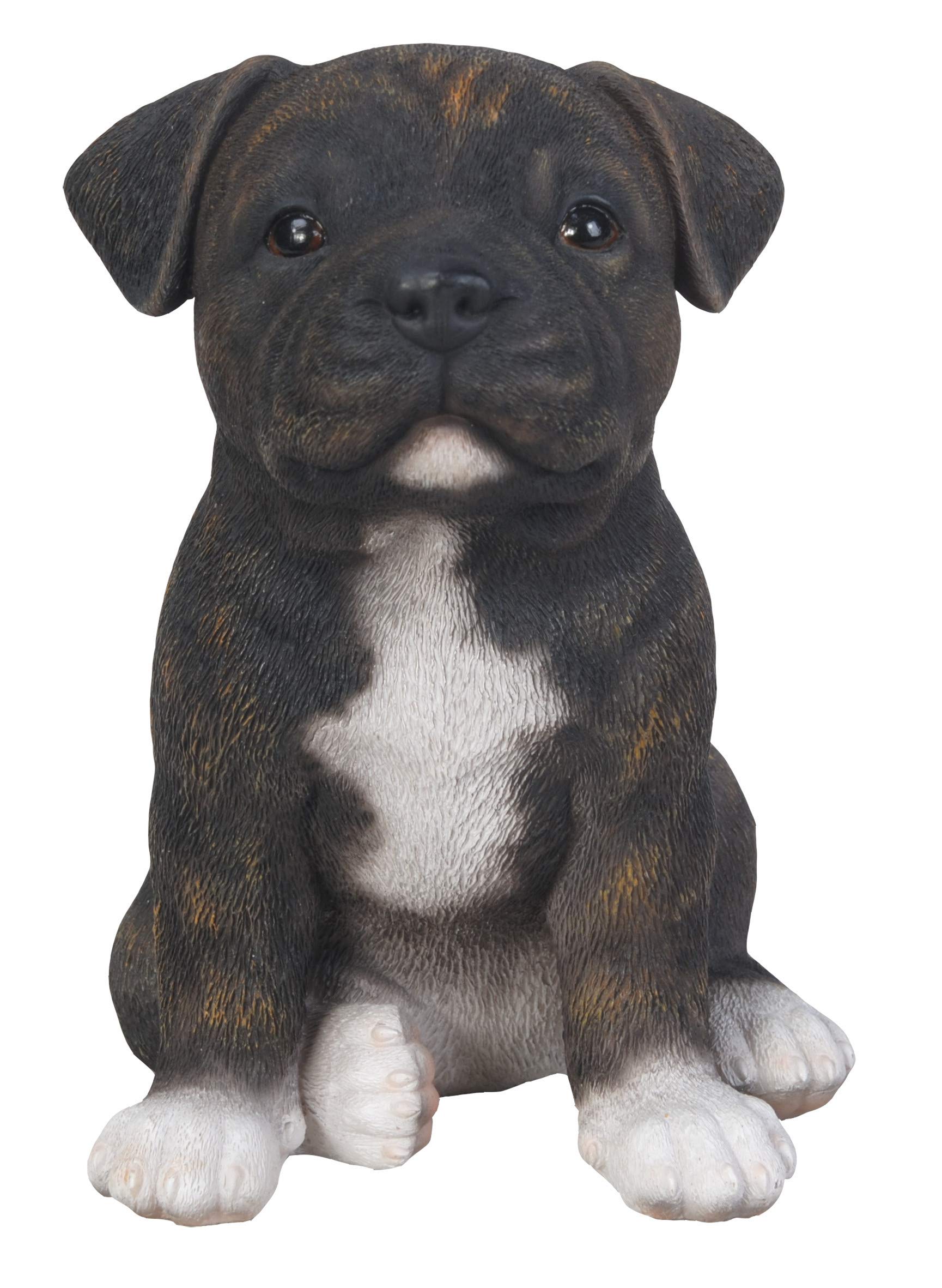 Vivid Arts - Pet Pals Brindle Staffordshire Home or Garden Decoration (PP-STF4-F)