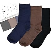 Silky Toes Womens Soft Bamboo Rayon Crew Socks Dress Seamless Toe Thin Socks 3-6 Pairs