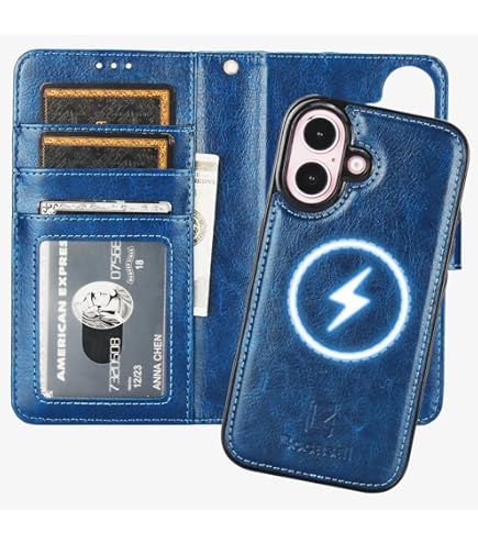 Card Pocket PU Leather Phone Case W/Chain For IPhone 11 12 13 14 15 Pro Max XR 7 - Foto 9