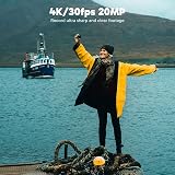 AKASO EK7000 Pro Action Camera 4K 30FPS Selfie Stick Bundle 2 Batteries view 5