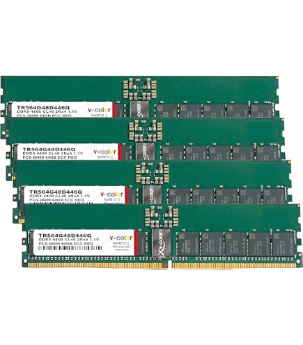 Samsung 64GB DDR5 4800MHz PC5-38400 ECC RDIMM 2Rx4 (EC8 10x4) Dual