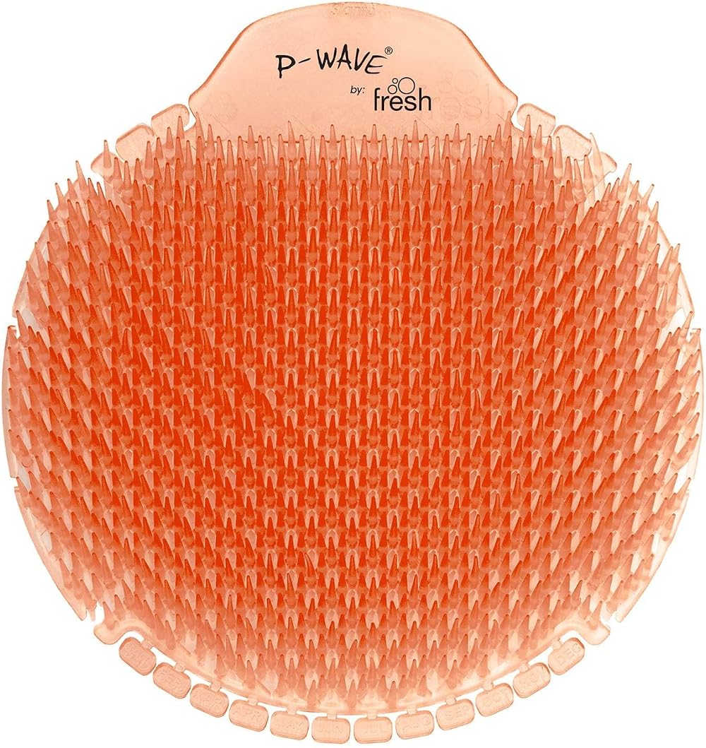 P Wave Slant6 Urinal Mats Mango 10 Screens Fits Most Urinals 30 Days
