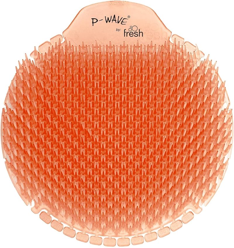 P Wave Slant6 Urinal Mats Mango 10 Screens Fits Most Urinals 30 Days