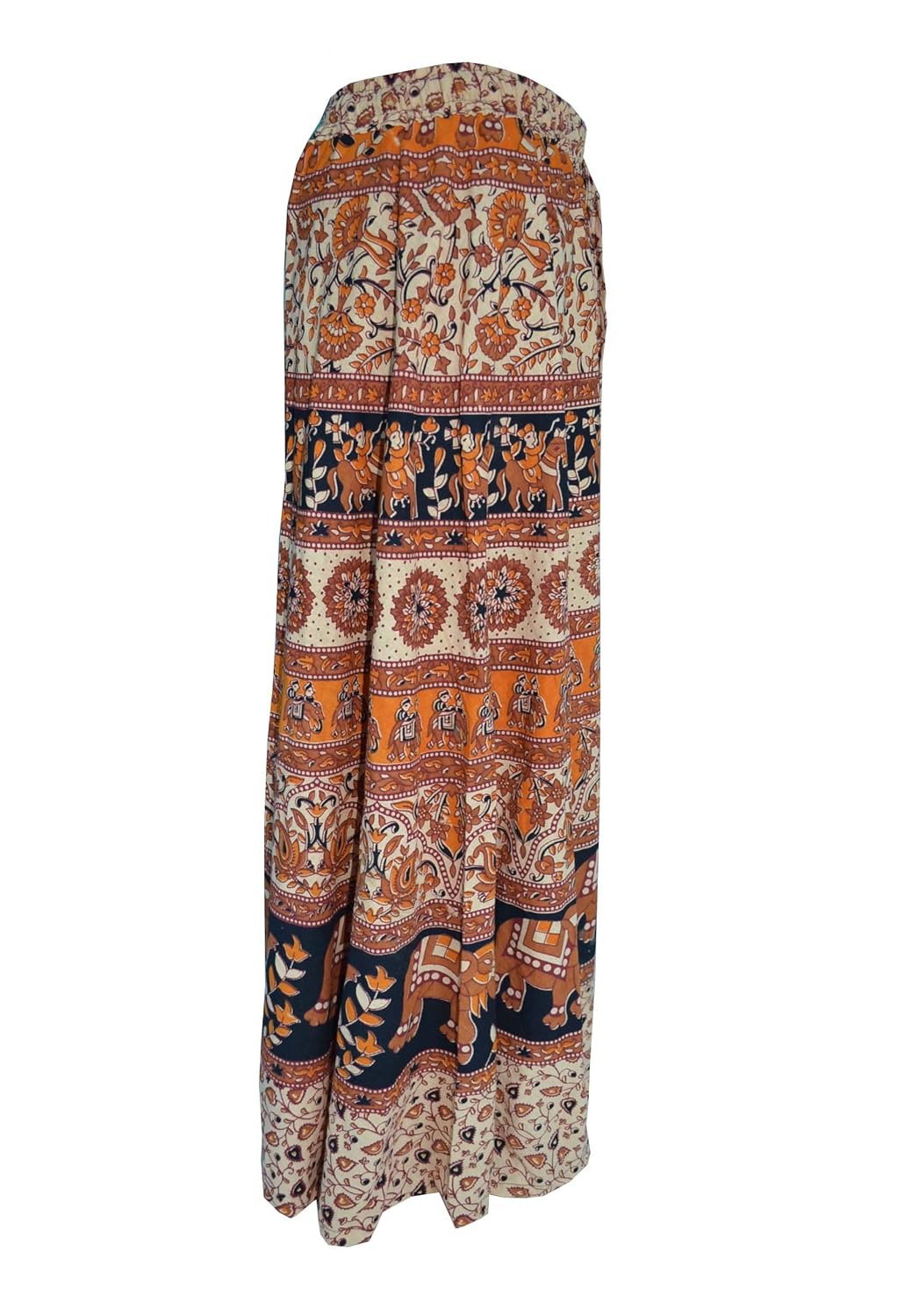 amber women's cotton palazzo bottom (multicolor)