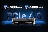 Lexar NM800 1TB M.2 2280 PCIe Gen4x4 NVMe SSD 7400MB/s Read Gamers view 2