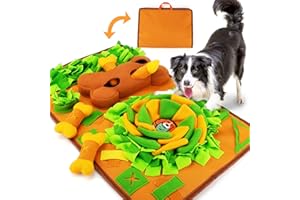 AWOOF Snuffle Mat for Dogs - Dog Puzzle Toys, Enrichment Dog Feeding Mat for Smell Training and Slow Eating, Stress Relief Interactive Dog Toy Feed Game for Sniffing, Dog Mental Stimulation Toys