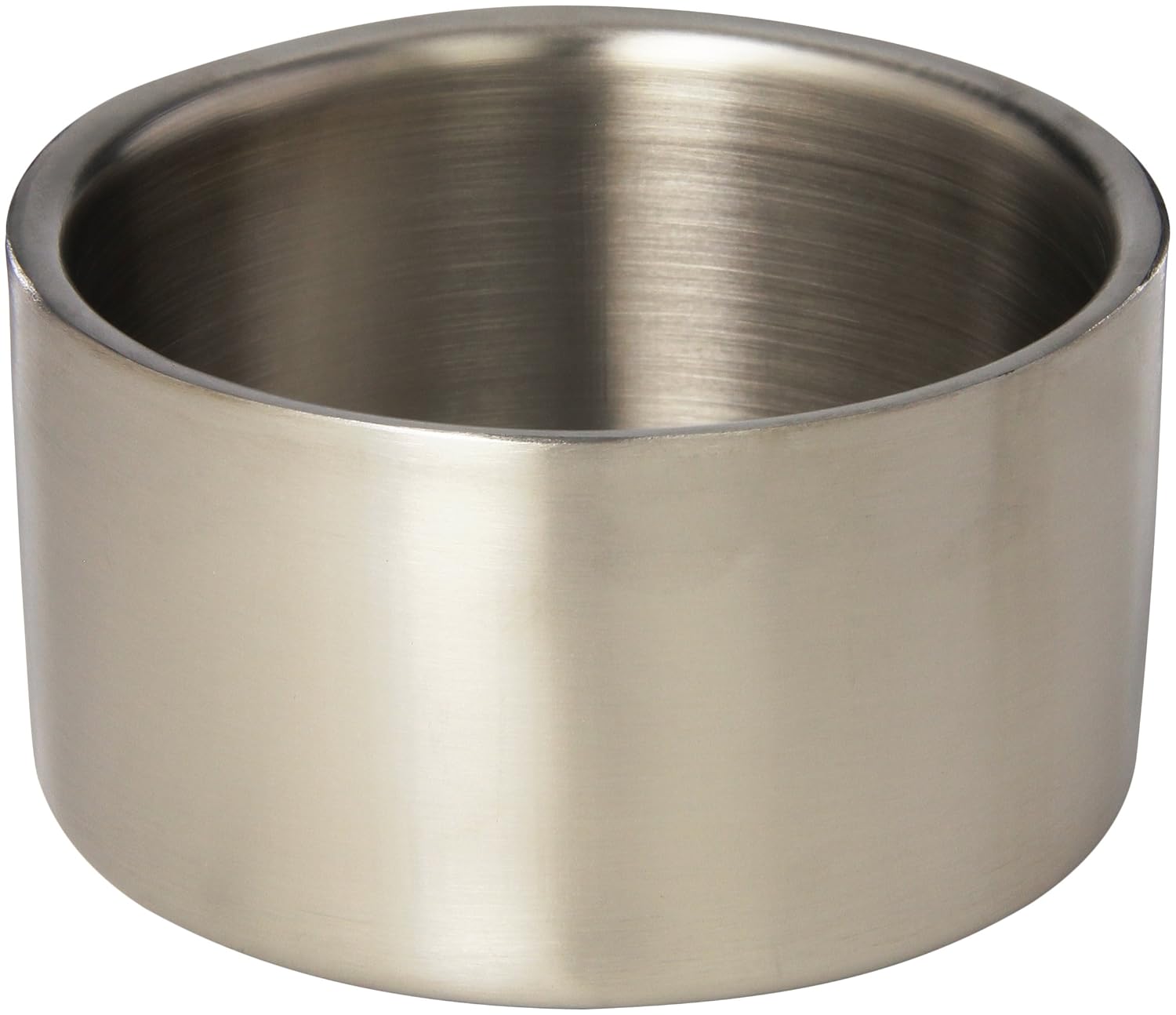 American Metalcraft SW4 Stainless Steel Double-Wall Food Coaster, Satin Finish, 4 3/4-Inch Diameter