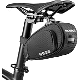 ROCKBROS Bike Saddle Bag Under Seat Pack Adjustable Mounting Pouch | Secure under-seat storage with adjustable mounting system for carrying cycling essentials on road, MTB and commuter bikes
