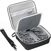 FPVtosky Carrying Case for DJI Neo 2 [CASE ONLY], Portable PU Leather Small Storage Protective Shoulder Bag for DJI Neo 2 Drone and Batteries Accessories