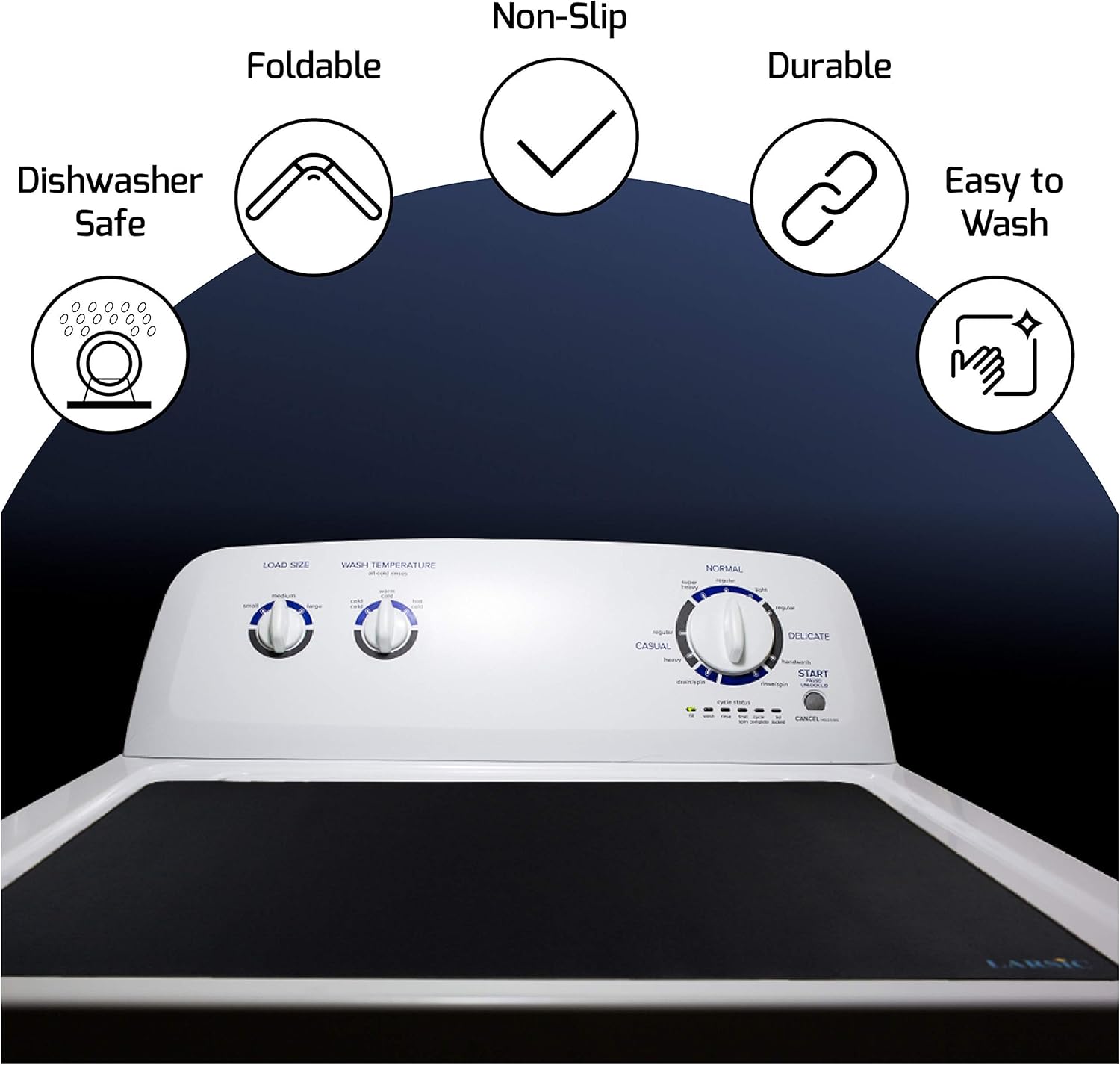 Larsic Hob Cover Electric Hob Covers Ceramic Hob Cover to Protect