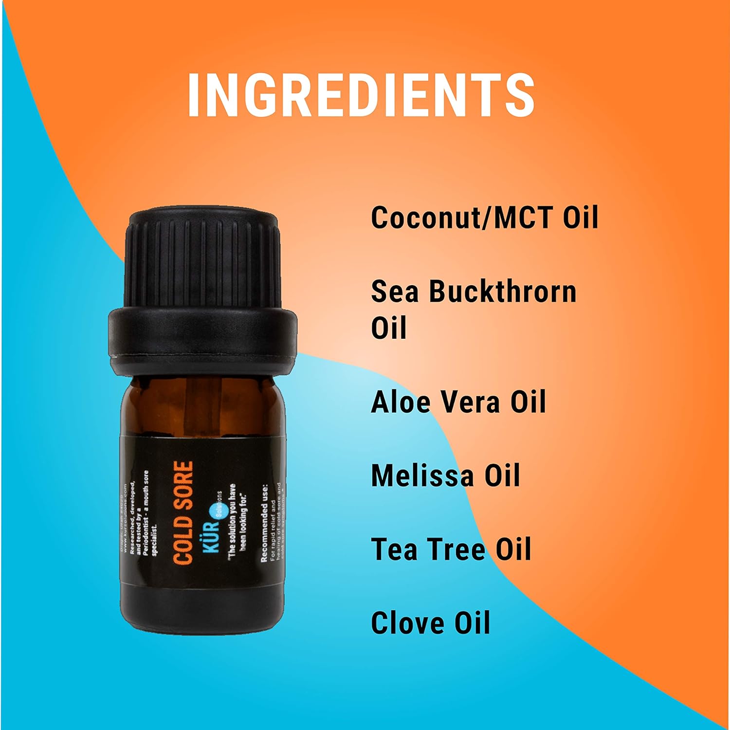 Cold Sore KUR + Heals Cold Sore in Half The time + Stops Spread + immediate Pain Relief: Health & Personal Care