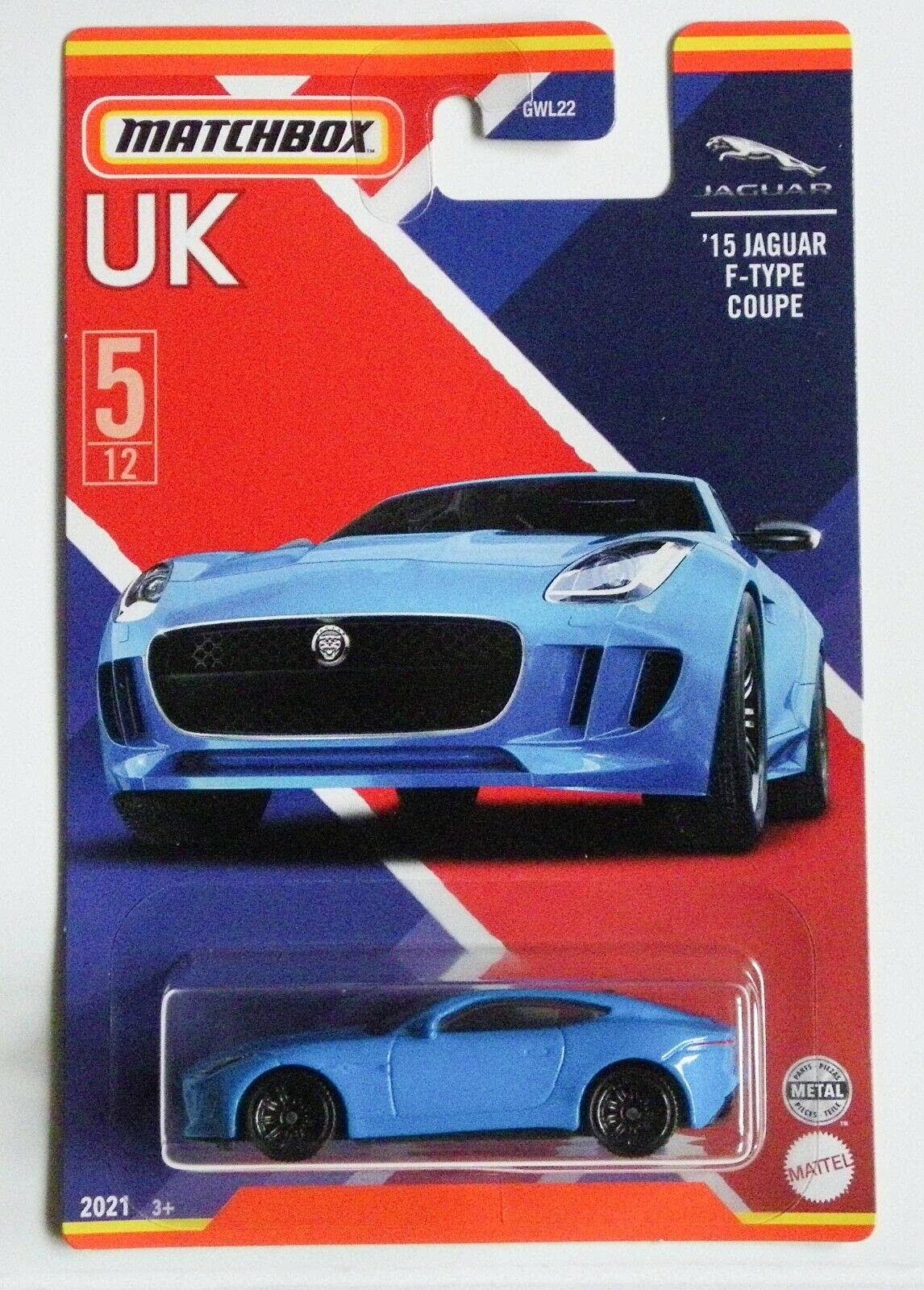 MATCHBOX UK '15 JAGUAR F-TYPE COUPE 5/12 (LONG CARD)