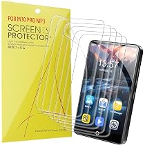Blueshaweu 6 Pièces Protection Écran Pour AGPTEK T06S MP3 Player - TPU Transparent Haute Définition