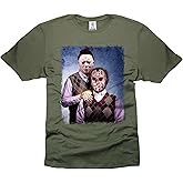 Jason and Michael Halloween Step Brothers Movie T-Shirt, Michael Myers Halloween T-Shirt