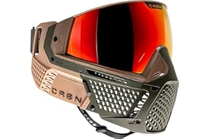 CRBN Paintball Zero Pro Goggle - Includes: Two Lens + Visor + Case - Carbon Paintball
