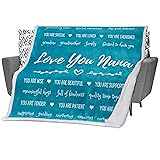 FILO ESTILO Gift for Nana Blanket, Great Nana Gifts