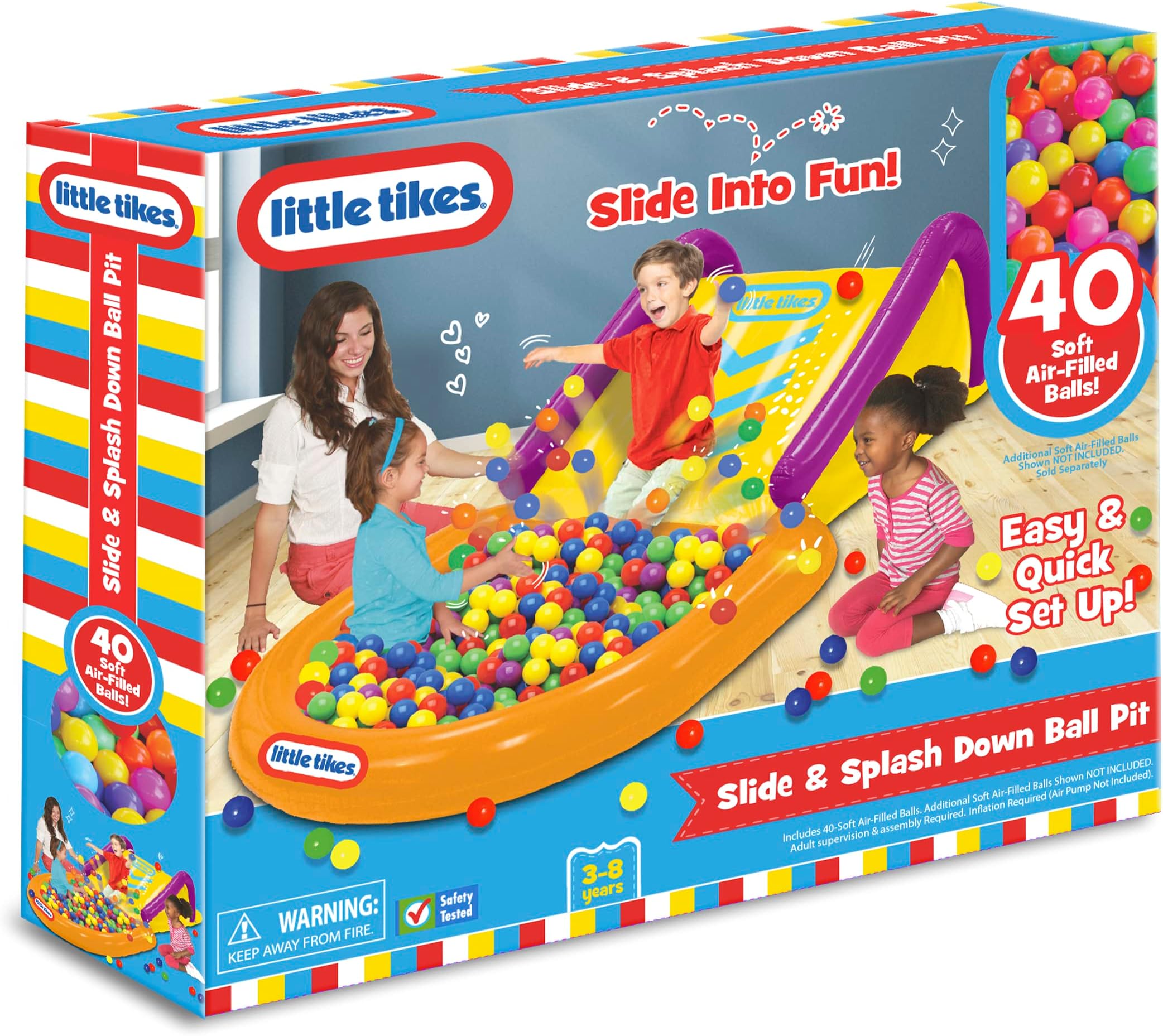 Little Tikes Slide & Splash Down Ball Pit Pricepulse