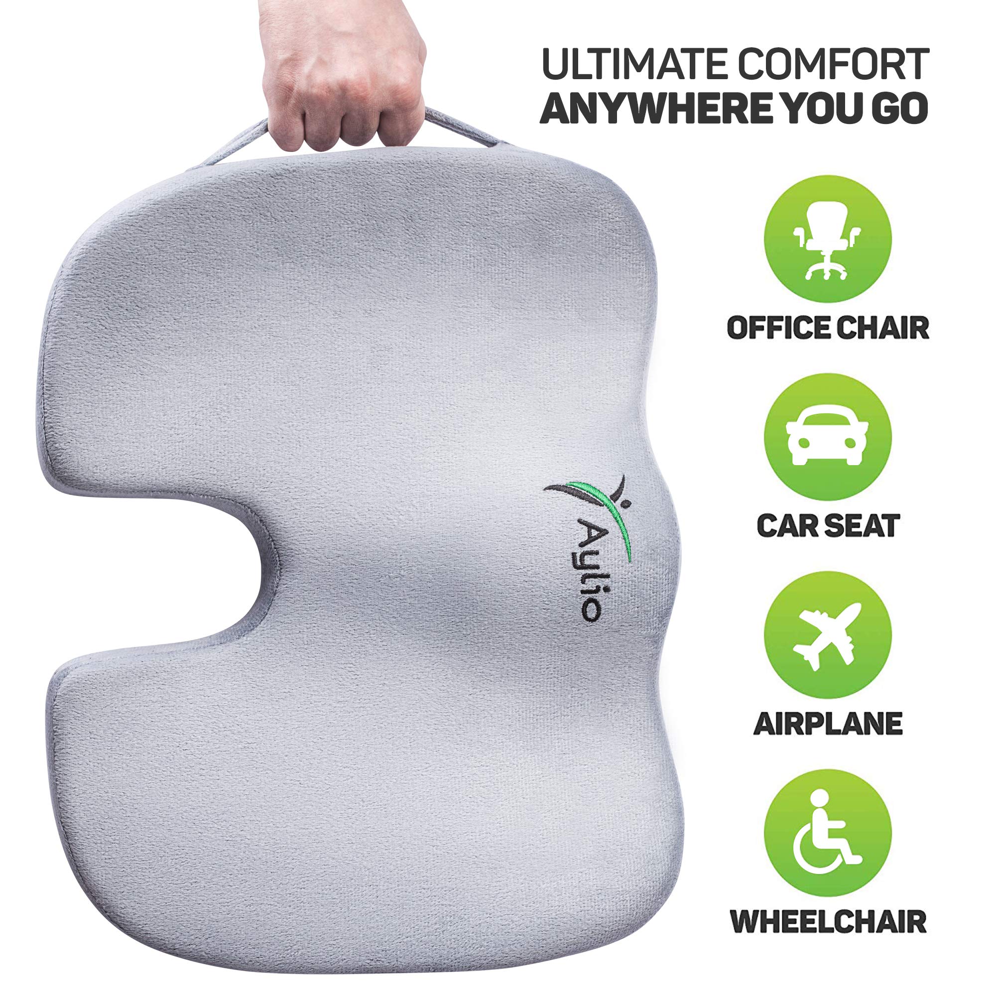 Mua Aylio Coccyx Orthopedic Comfort Foam Seat Cushion for Lower Back