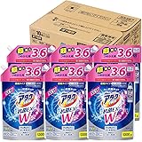 【ケース販売】アタックNeo 抗菌EX Wパワー 洗濯洗剤 濃縮液体 詰替用 大容量 1300g&times;6個