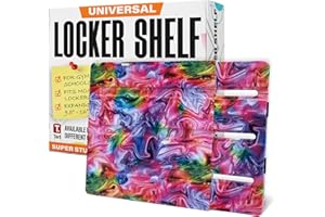Tarli Universal Expandable Locker Shelves for Schools, Gym and Colleges - Extends Up to 16 inches - Maximize Your Locker Space with Non-Slip, Heavy Duty, USA Designed, Adjustable.