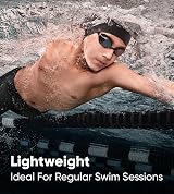 Speedo Unisex Silicone Swimming Cap Plain Moulded Hair Protection Training Aids view 2