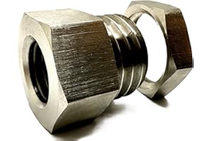 Pro-Graad 7/8” to 5/8-11 High Hub Angle Grinder Adapter for Core Bits, Diamond Blades & Cup Wheels, Converts 7/8” Arbor to 5/8”-11 Threaded High Hub Arbor Bore Connection