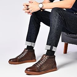 Arkbird Mens Leather Sneaker Fashion Classic Casual