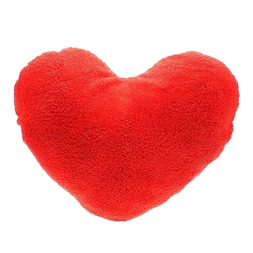 HuntGold 1X Soft Love Heart Shape Fluffy Throw Pillows Cushions Block