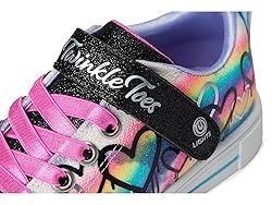 SKECHERS Girls Twinkle Sparks-Ombre Love
