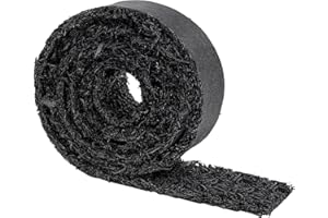Heelos Rubber Mulch for Landscaping,1 Roll 120×4.5inch Black Rubber Mulch Mat Pathway Solution Recycled, Natural-Looking Permanent Garden Barrier Edging Border for Plants, Vegetables, and Flowers