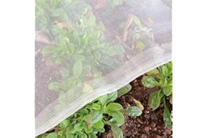 GARDEN TAILOR Garden Netting Pest Barrier: Ultra Fine 15'x20' Bug Netting for Garden Protection Row Cover Raised Bed Screen Mesh Greenhouse Mosquito Net, Protecting Tree Plants Vegetable Flowers Fruits