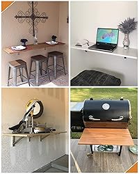 20-Inch Foldable Brackets for DIY Folding Shelves